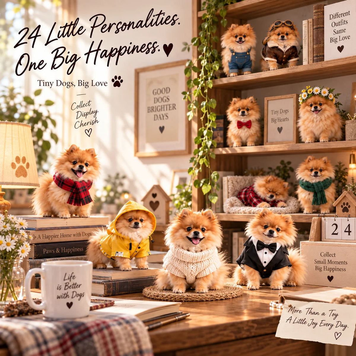 The Fluffy Pomeranian Crew – 24 Little Companions to Discover & Collect