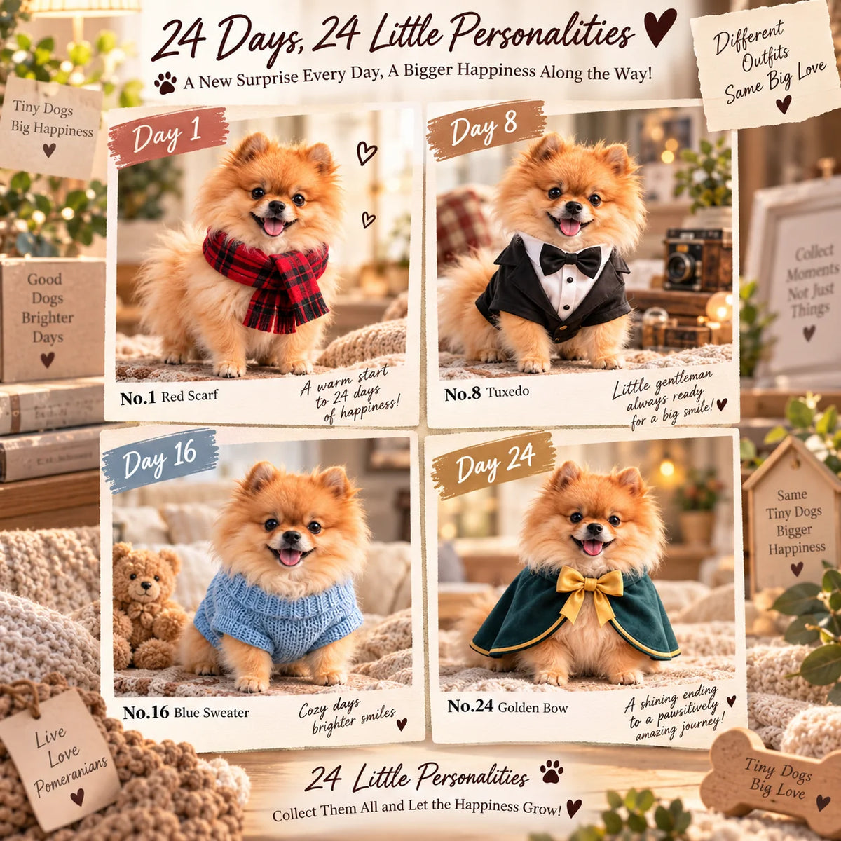 The Fluffy Pomeranian Crew – 24 Little Companions to Discover & Collect