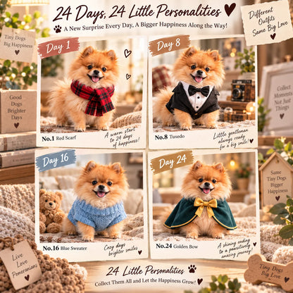 The Fluffy Pomeranian Crew – 24 Little Companions to Discover & Collect