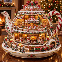 🍪Gingerbread Teapot Town