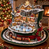 ☃️Snowman Top-Hat Ski Village