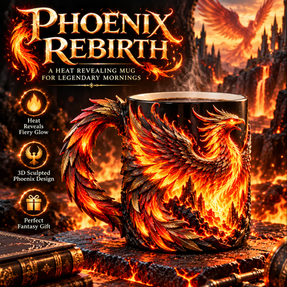 🔥 Heat-Reveal Magic Mug – 3D Fantasy Color-Changing Cup