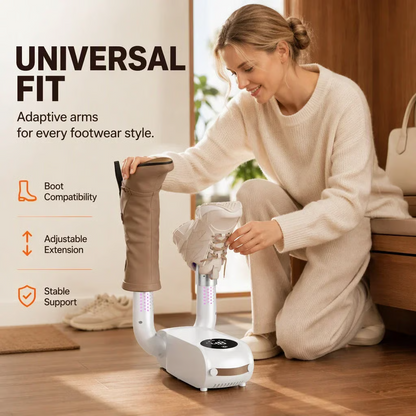 👟 Foldable Shoe Dryer with Smart Timer and UV Light