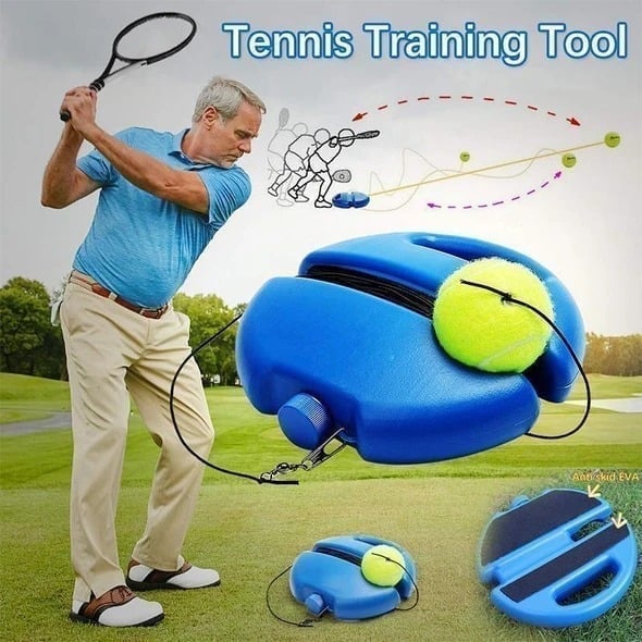 🎾 Tennis Trainer Rebound Ball Self Practice Training Equipment⚡