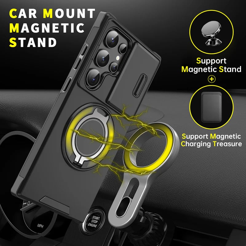 📱Measurable Premium Armor Kickstand Case for Samsung Galaxy S Series