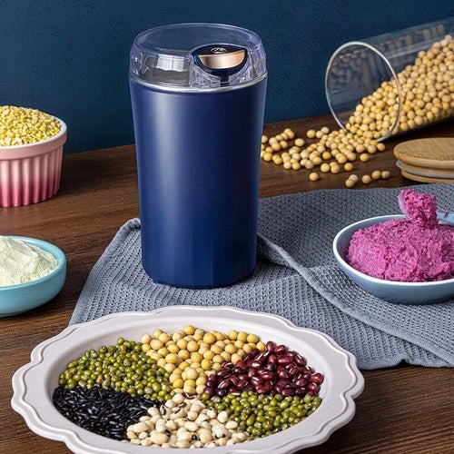 ☕20s Fast Portable Electric Grinder - Multi-Purpose Food Grinder for Coffee Beans, Grains & Spices