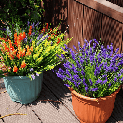 🎁Mother's Day Sale-50% Off!🔥UV Resistant Outdoor Lavender Artificial Flowers