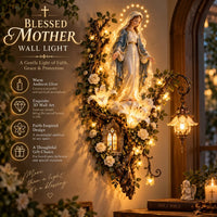 Blessed Mother Lighted Wall Decor