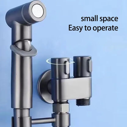 🔥Last Day 50% OFF🔥 1-In-2-Handheld Out Dual Control Valve Bidet Sprayer for Toilet
