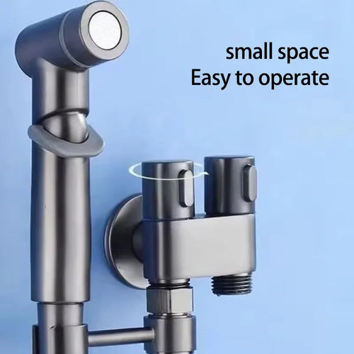 🔥Last Day 50% OFF🔥 1-In-2-Handheld Out Dual Control Valve Bidet Sprayer for Toilet