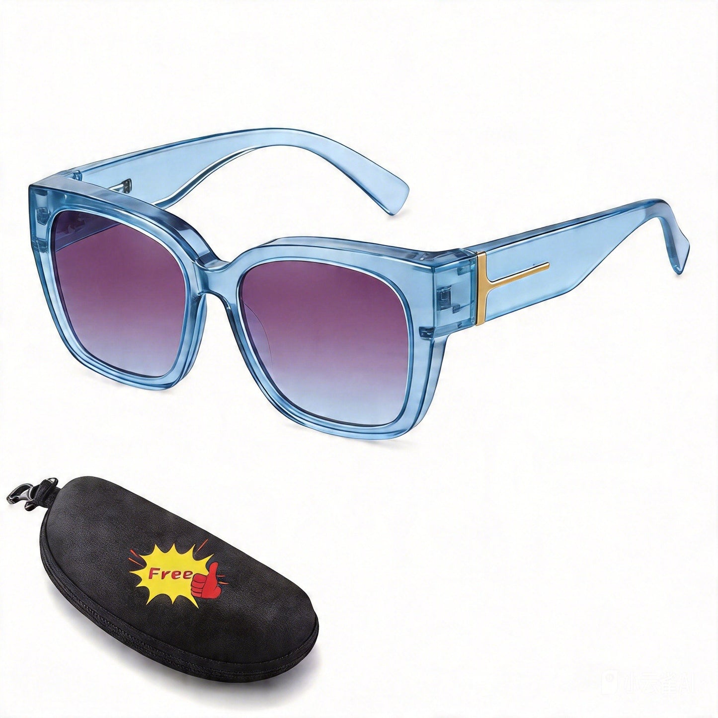 🕶️ Polarized Fit Over Sunglasses for Women – UV400 Protection Floral Frame Wear Over Prescription Glasses