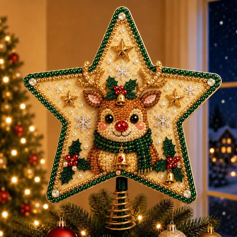 DIY Diamond Painting Christmas Tree Topper