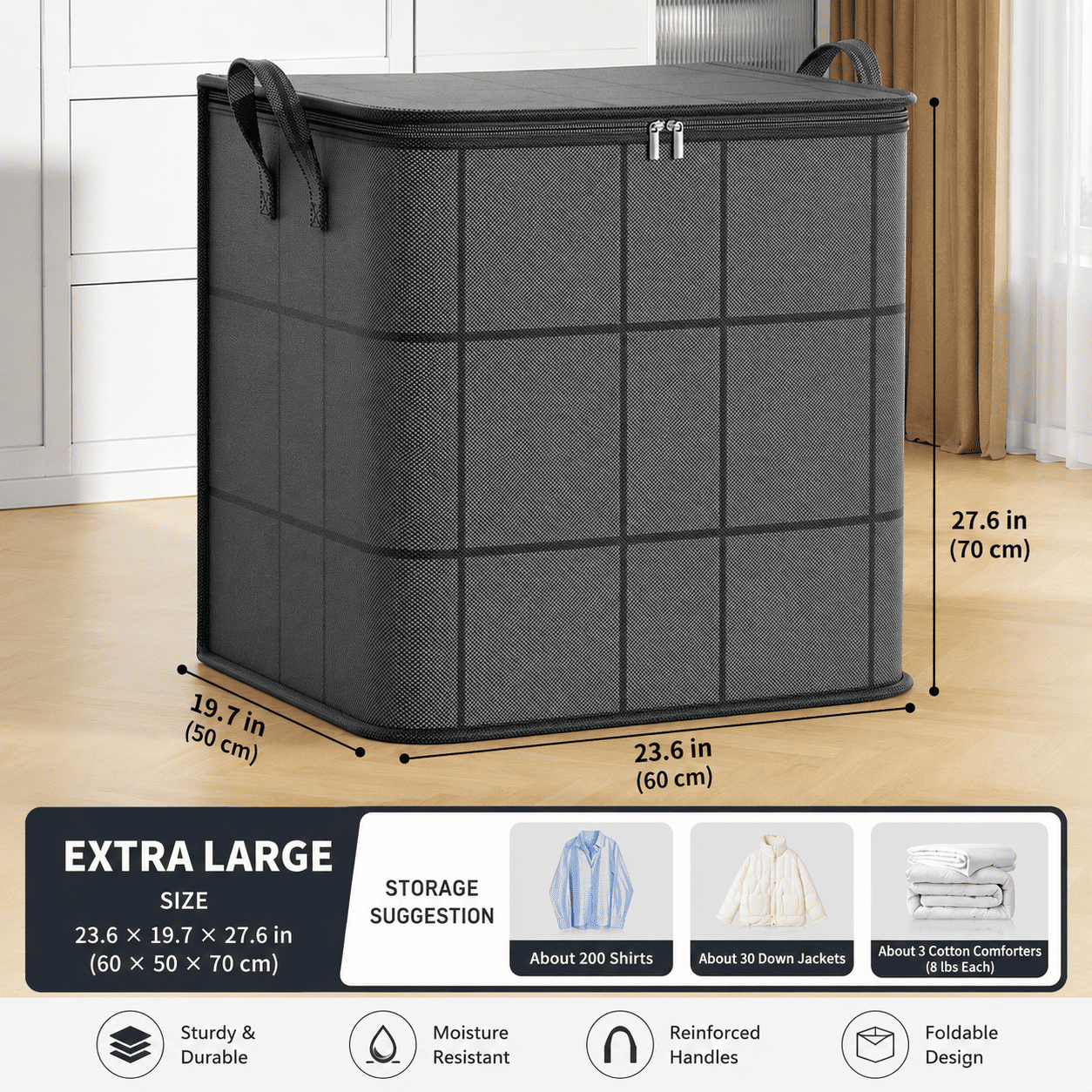 📦New arrival 40% OFF!🗄️Extra Large Storage Bag with Lid