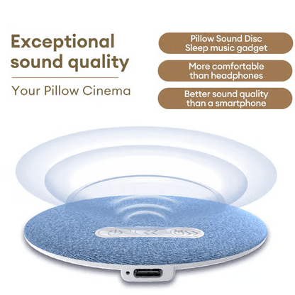 🔥🔥S1 Ultra-Thin Bluetooth Pillow Speaker with Bluetooth 6.0 - Bone Conduction Technology