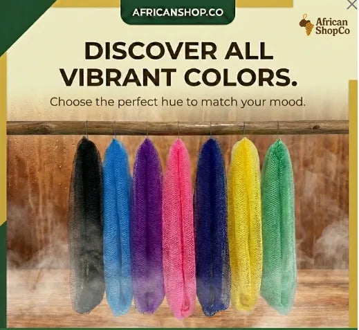 🔥 50% OFF 100% Authentic African Exfoliating Net Sponge