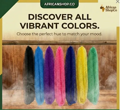 🔥 50% OFF 100% Authentic African Exfoliating Net Sponge
