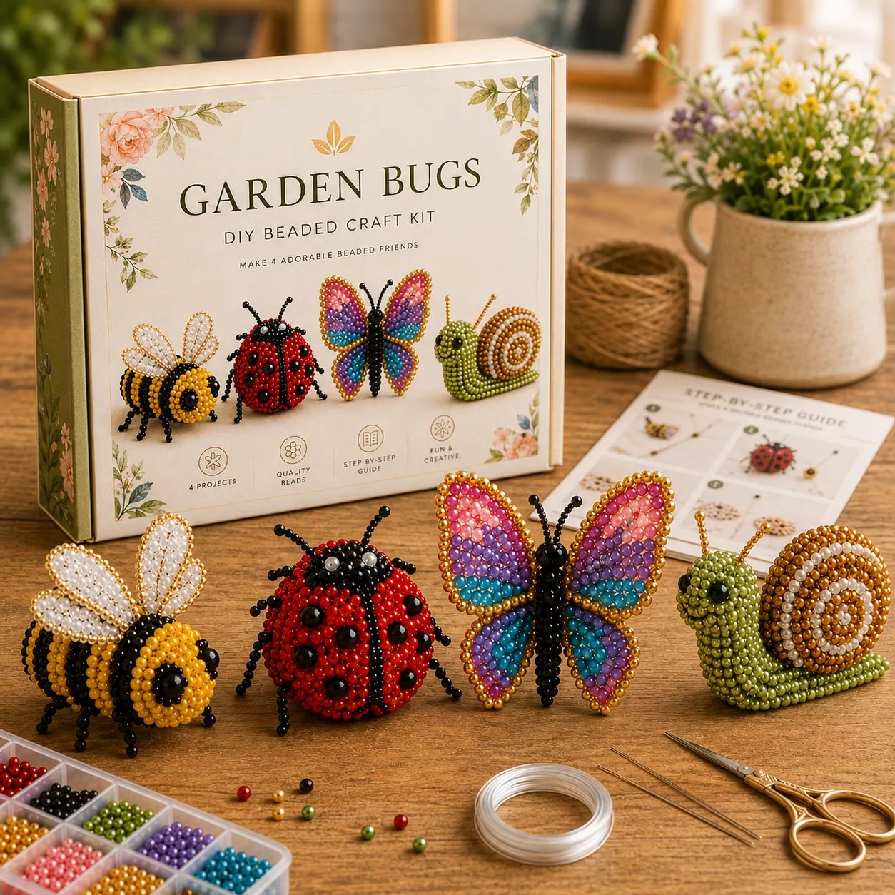 🔥2026 Hot Sale -🧵 3D Beaded Animal DIY Kit | Perfect Gift for Craft & Animal Lovers ✨