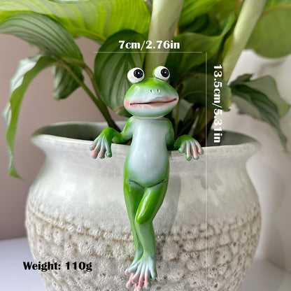 ONLY 3 SETS LEFT 🔥Cute Climbing Frog Planter Pot Decoration 🐸🌿