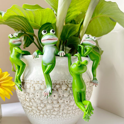 ONLY 3 SETS LEFT 🔥Cute Climbing Frog Planter Pot Decoration 🐸🌿
