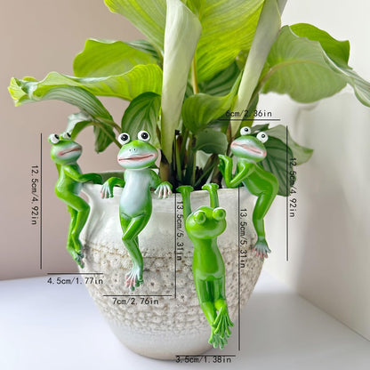 ONLY 3 SETS LEFT 🔥Cute Climbing Frog Planter Pot Decoration 🐸🌿