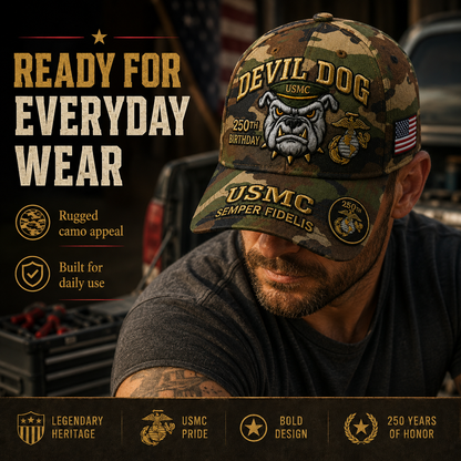 🔥60% Off Everything on the Last Day❤️ U.S. Military Mascot 250th Anniversary Embroidered Cap Collection 🇺🇸