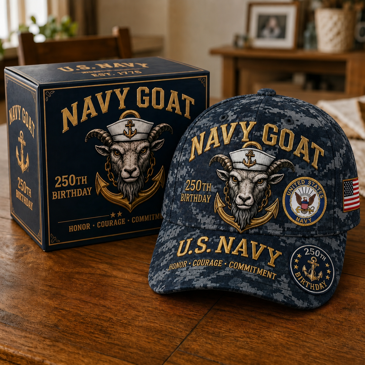 🔥60% Off Everything on the Last Day❤️ U.S. Military Mascot 250th Anniversary Embroidered Cap Collection 🇺🇸