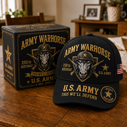 🔥60% Off Everything on the Last Day❤️ U.S. Military Mascot 250th Anniversary Embroidered Cap Collection 🇺🇸