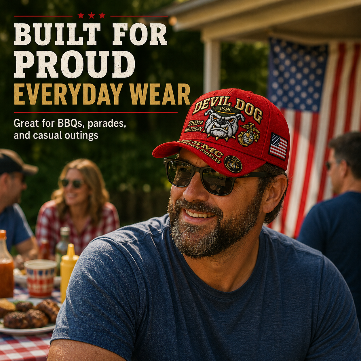 🔥60% Off Everything on the Last Day❤️ U.S. Military Mascot 250th Anniversary Embroidered Cap Collection 🇺🇸