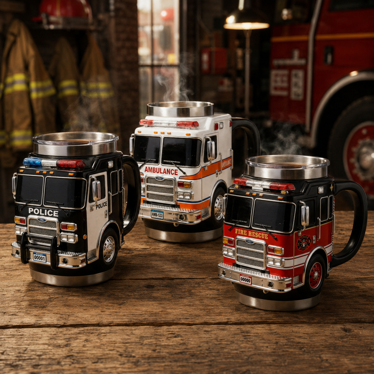 🔥2026 Hot Sale - 🚒Fire Engine Legend Mug – A Tribute Gift for Heroes & Car Lovers⚡