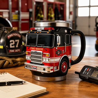 🔥2026 Hot Sale - 🚒Fire Engine Legend Mug – A Tribute Gift for Heroes & Car Lovers⚡