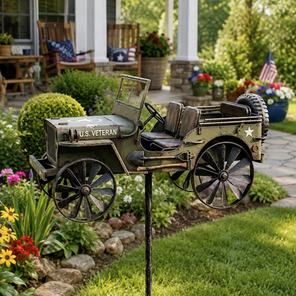 🏆Last Day Promo: 49% OFF 🚙‑Vintage Army‑Style Military Truck Wind Spinner‑ 🇺🇸Buy 2 & Get FREE Shipping Today!