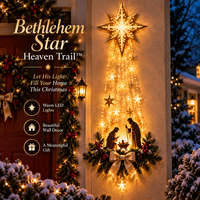 ✝️ Lighted Nativity Wall Decor