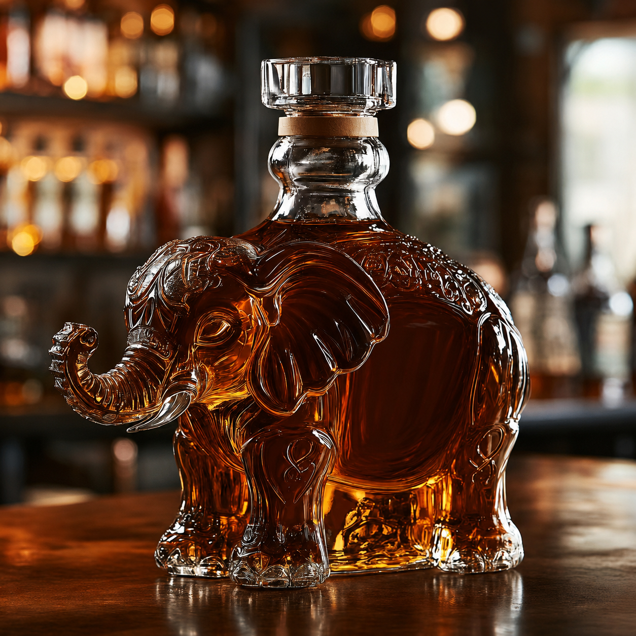 🦌✨ Handcrafted Limited-Edition Animal Whiskey Bottles 🥃🔥