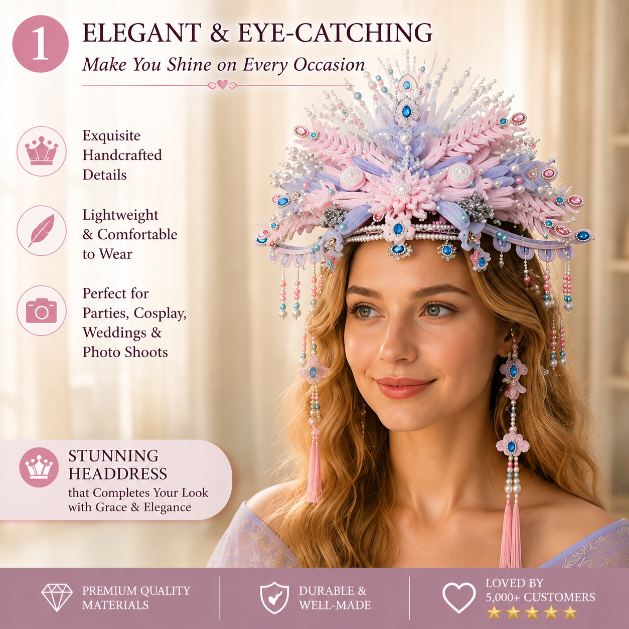 ✨ Turn Your Dream Into Reality – DIY Phoenix Crown Kit 50% Off Today!