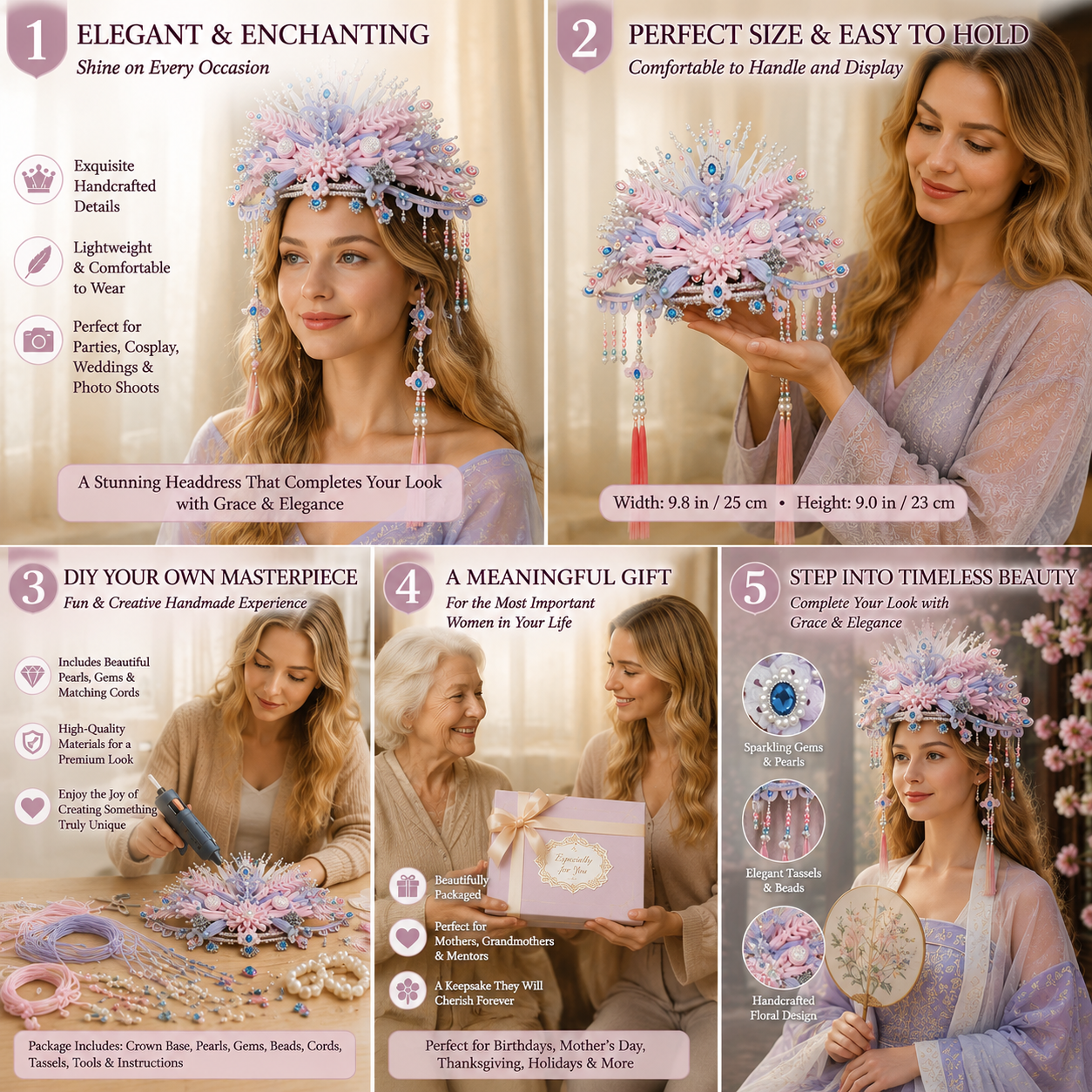 ✨ Turn Your Dream Into Reality – DIY Phoenix Crown Kit 50% Off Today!