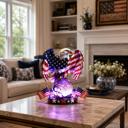 🦅🇺🇸 Freedom Eagle™ 250th Anniversary LED Table Lamp – Honor America's Legacy