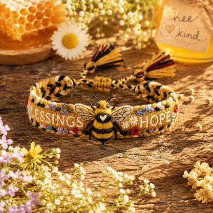 🌼 Blessings & Hope 🐝 2026 Limited Edition Handmade Woven Bracelet