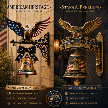 🔔 Ring in the Semiquincentennial: 1776-2026 "Spirit of Liberty" Eagle Bell