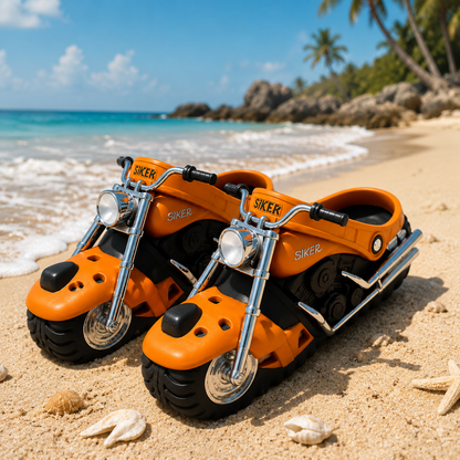 🏍️ Ride-On Motorcycle Slippers🔥
