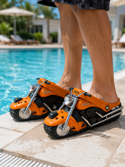 🏍️ Ride-On Motorcycle Slippers🔥