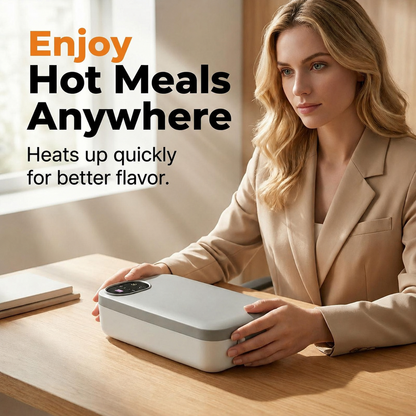 ⚡ Portable electric lunch box with self-heating 🔋🌡️