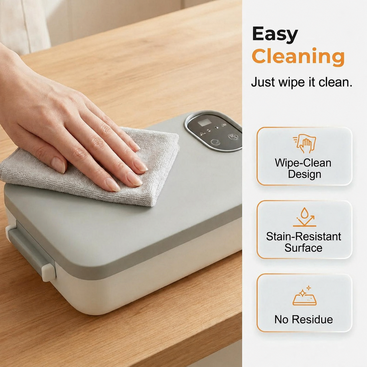 ⚡ Portable electric lunch box with self-heating 🔋🌡️