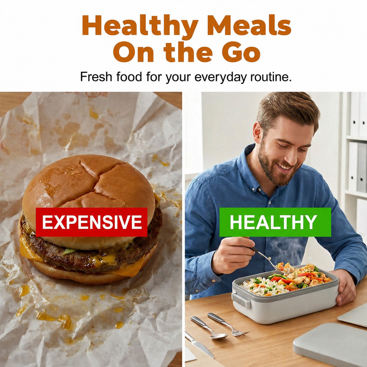 ⚡ Portable electric lunch box with self-heating 🔋🌡️