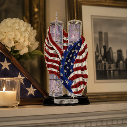 9/11 Memorial Twin Towers Diamond Painting Standee