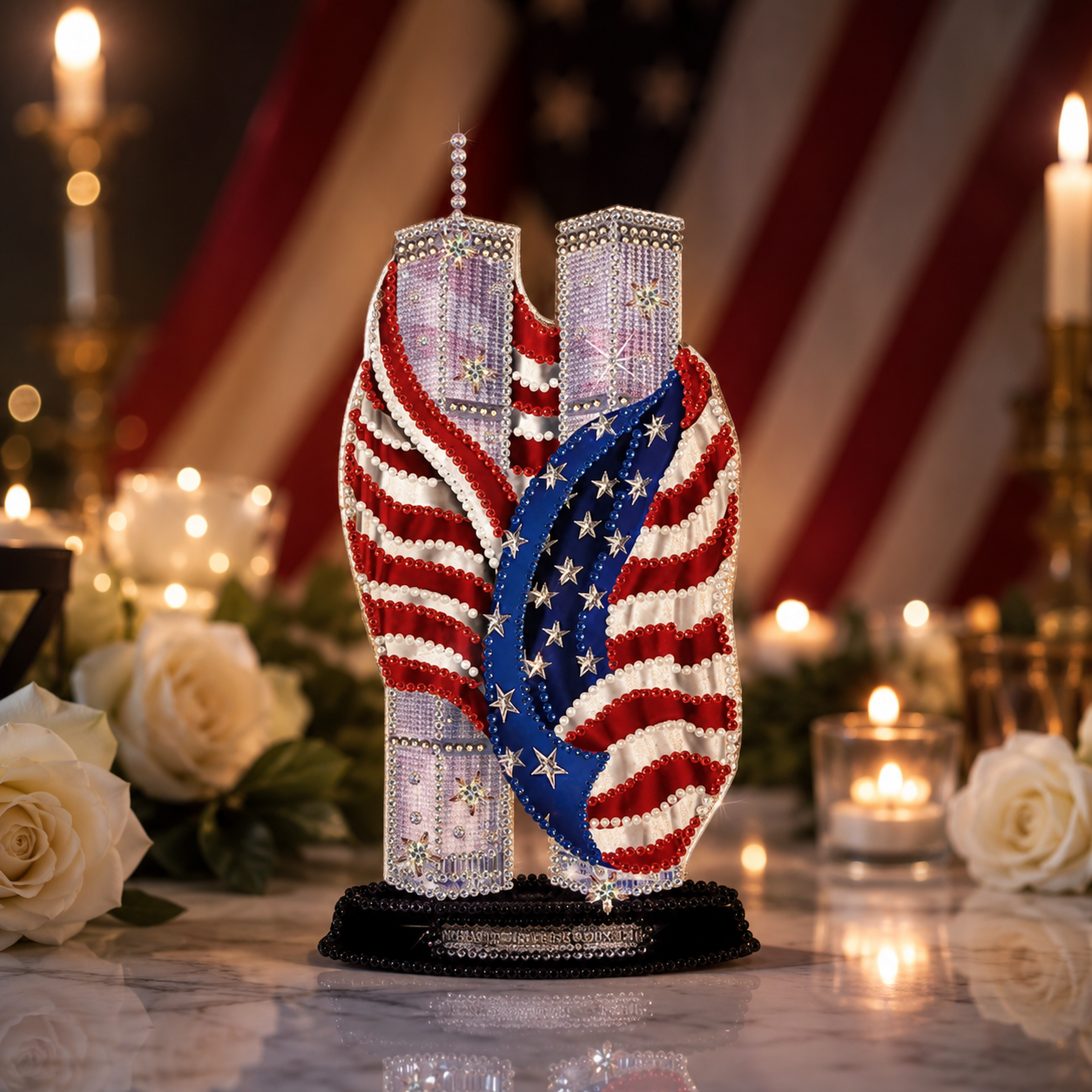 9/11 Memorial Twin Towers Diamond Painting Standee