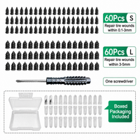 🔥🔥Box Pack: 60 Large + 60 Small Fasteners with Screwdriver