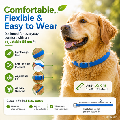 🐾 Natural Essential Oil Pet Pest Repellent Collar 🦟Safe Flea & Tick Protection for Dogs & Cats 💚