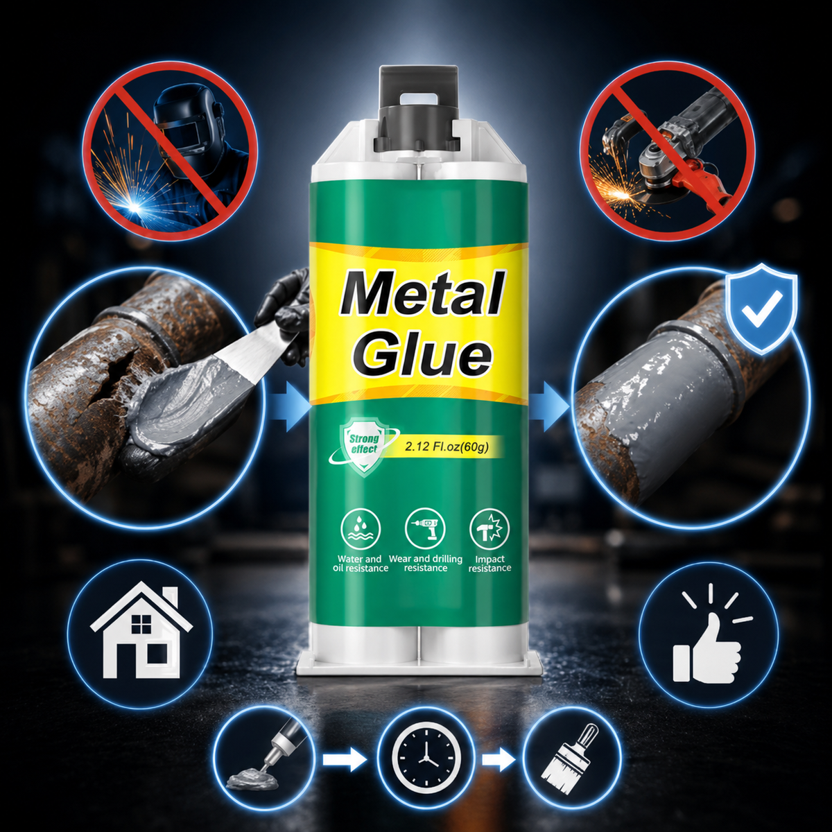 Metal repair without welding