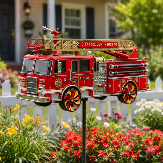 🏆Last Day Promo: 49% OFF 🚒-Firefighter Truck Wind Spinner- 🇺🇸Buy 2 & Get FREE Shipping Today! 🚚