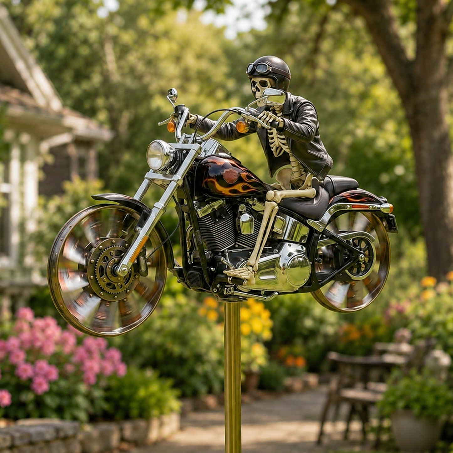🔥Last Day Promo: 49% OFF 💀-Skull Motorcycle Windmill- 🏍️Buy 2 & Get FREE Shipping Today! 🚚